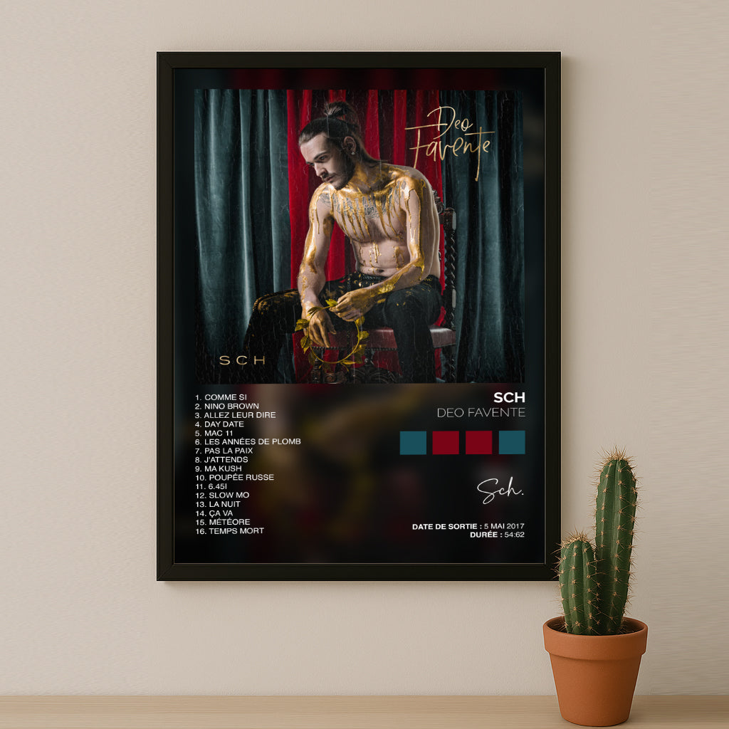 Poster SCH - Album Deo Favente