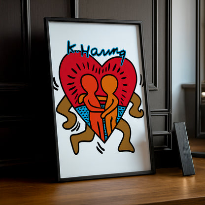 Cadre photo Keith Haring