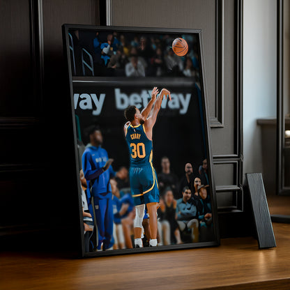 Cadre photo NBA - Stephen Curry Shoot