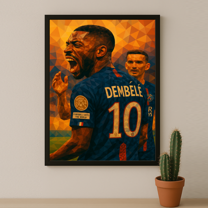 Dembélé Illustration Paris Saint-Germain