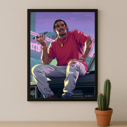 Poster Grand Theft Auto VI - Dre'Quan Priest