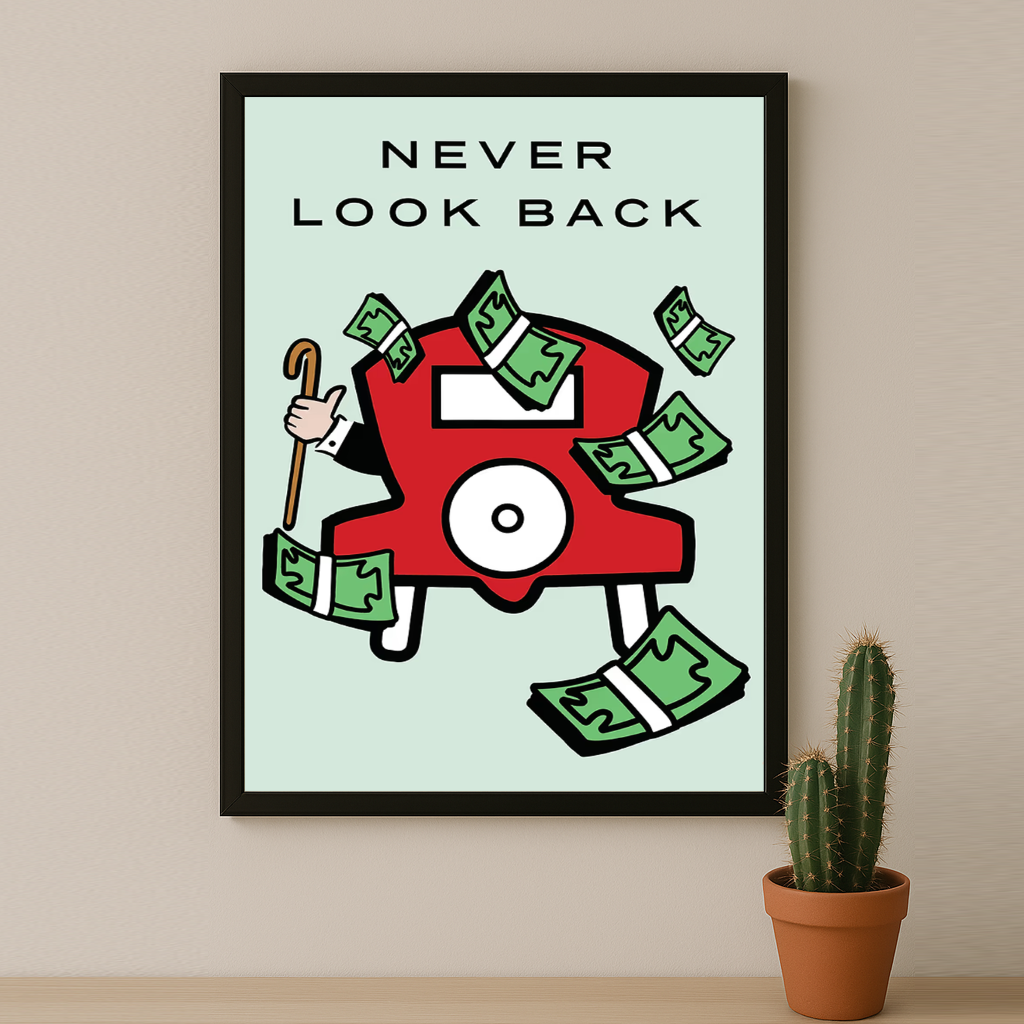 Monopoly Never look back - Cadre photo