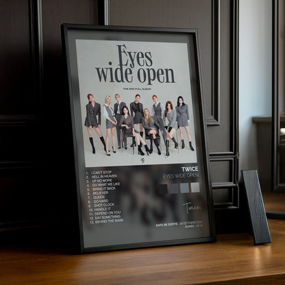 Cadre Photo K-Pop - Twice Eyes Wide Open