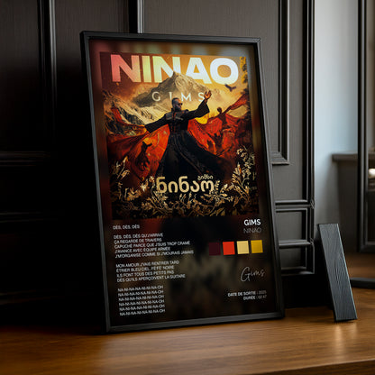 Cadre photo Titre Musicaux - Ninao de Gims