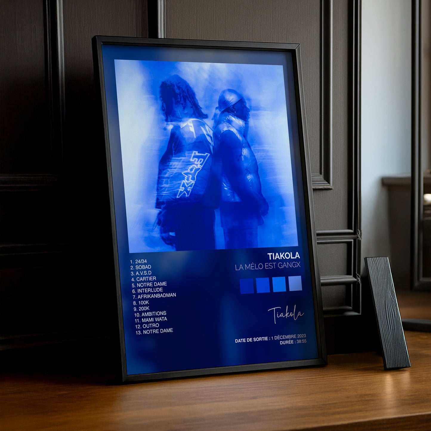 Cadre photo Album Musicaux - La Mélo est gangx de Tiakola