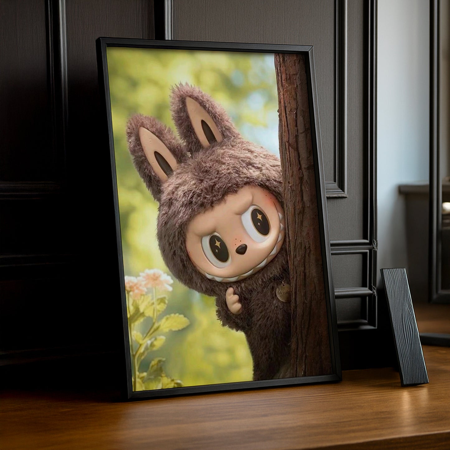 Poster Labubu - Cache-cache