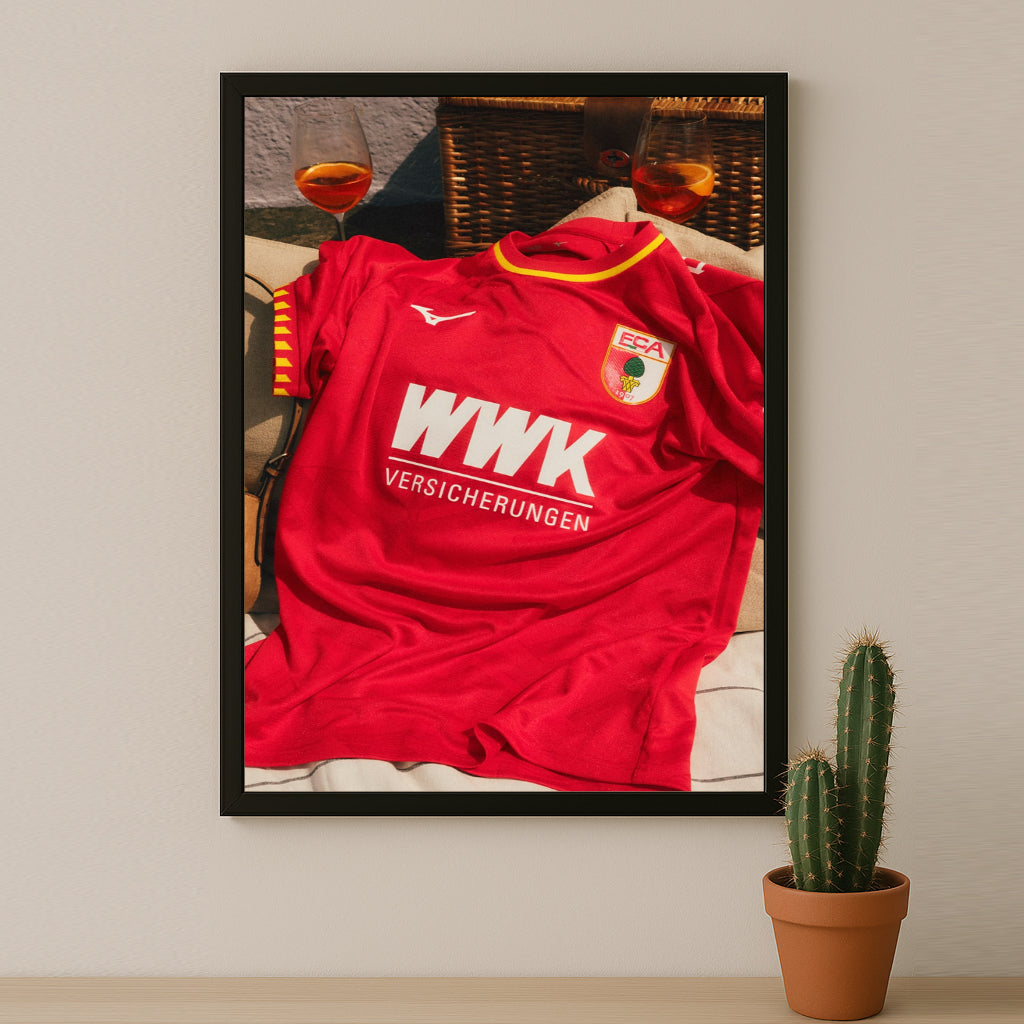 Poster Maillot Football - Augsburg Kit 25-26