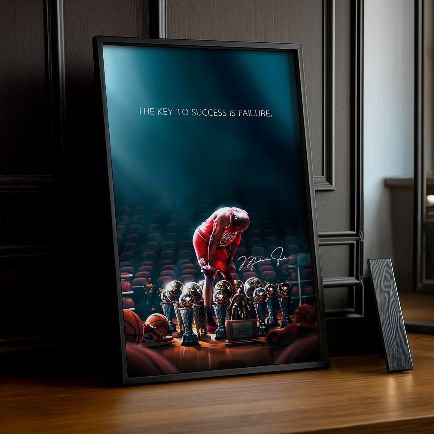 Cadre photo Motivation - Michael Jordan Citation