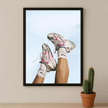 Cadre photo New Balance - Pink
