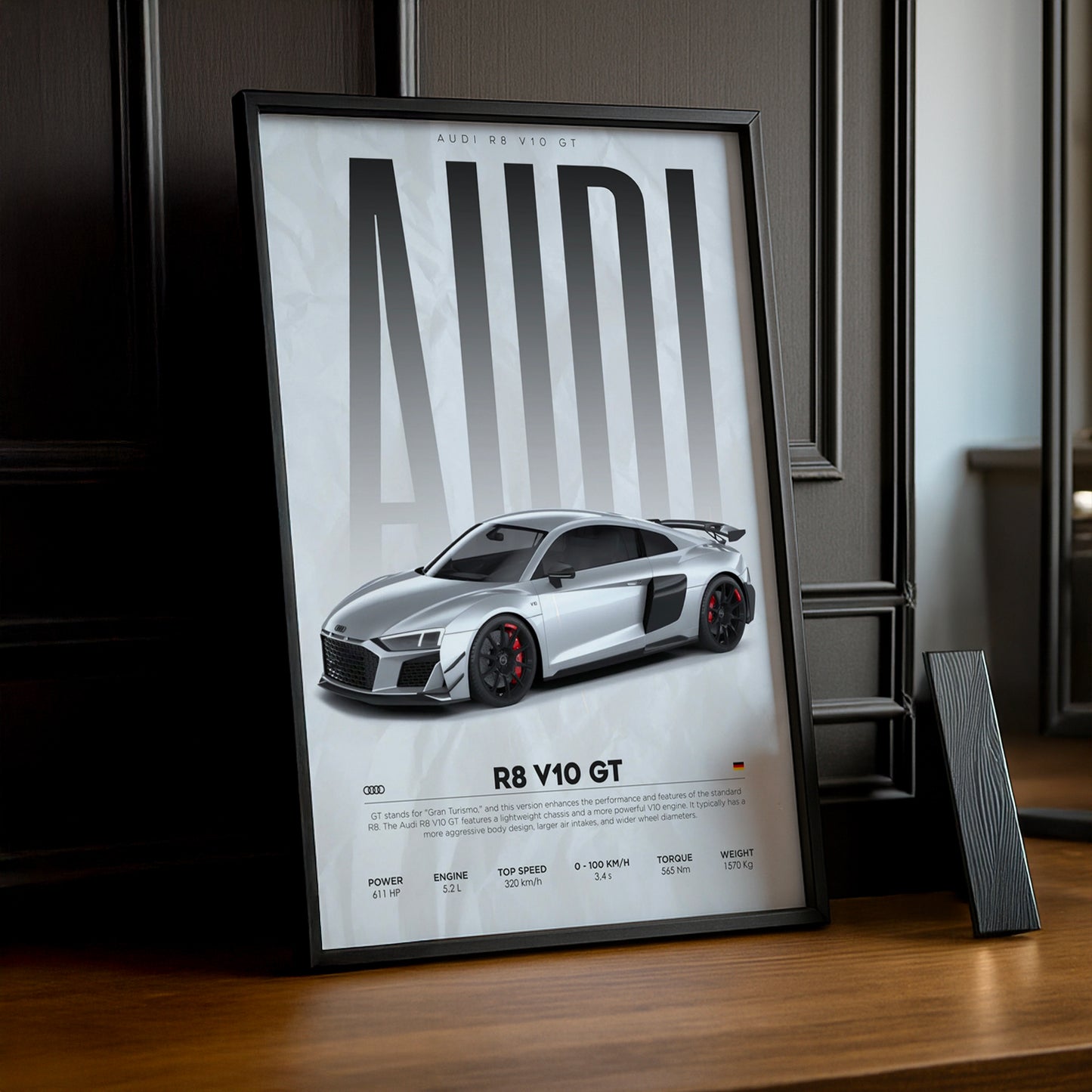 Cadre photo Audi R8 V10 GT