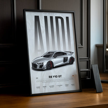 Cadre photo Audi R8 V10 GT