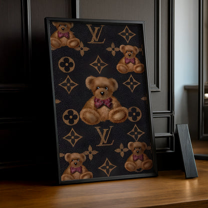 Cadre photo Louis Vuitton - Oursons