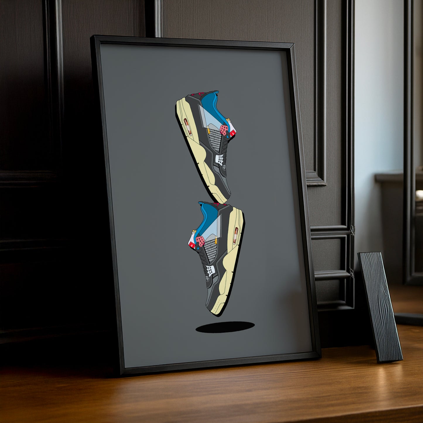 Cadre photo Air Jordan 4 Illustration