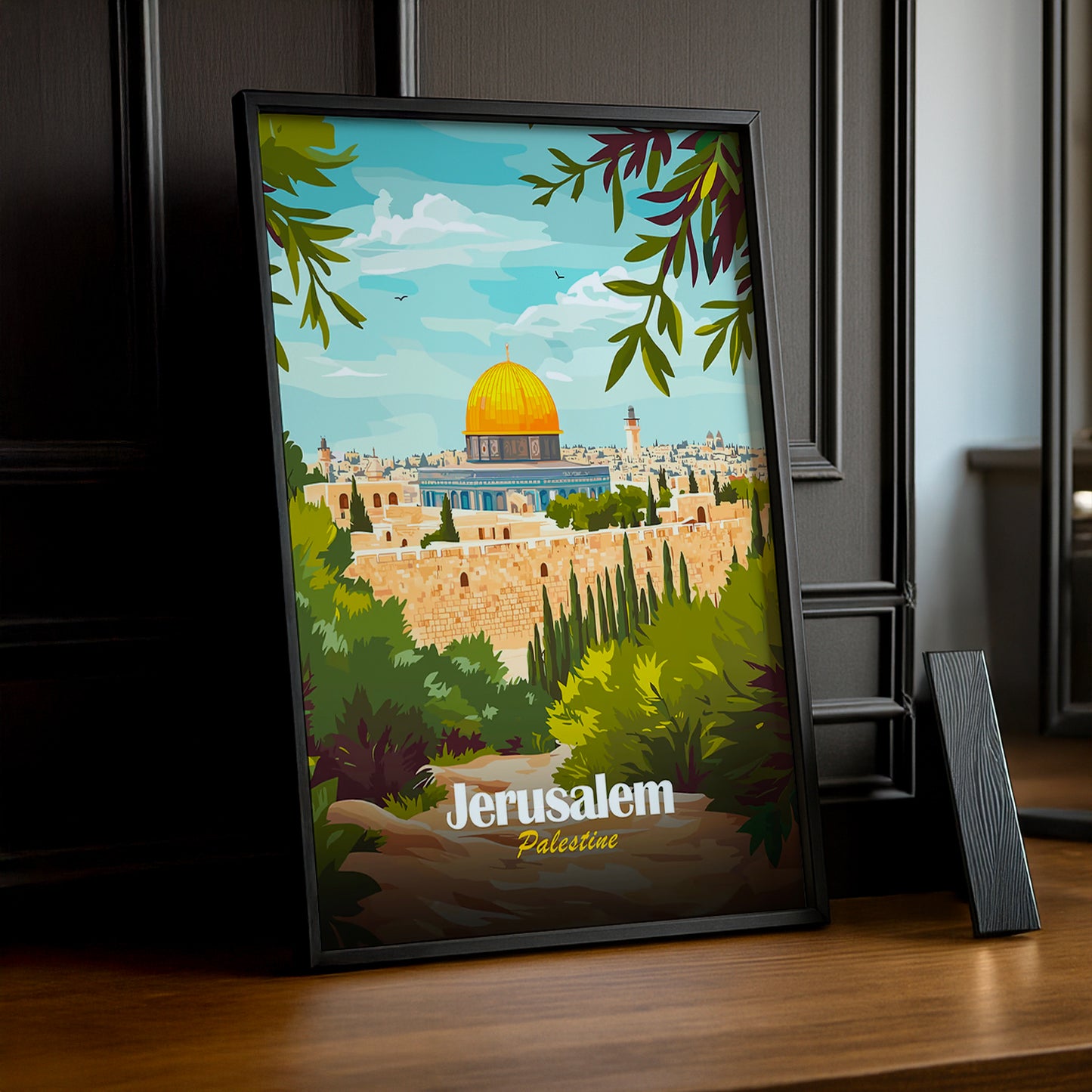 Cadre photo Jerusalem Palestine