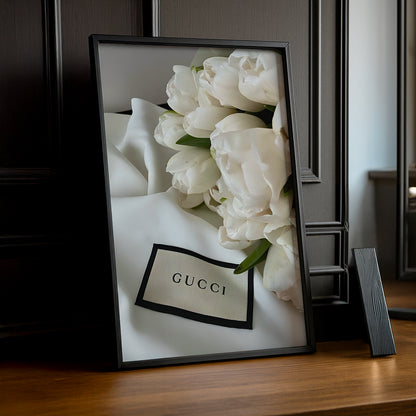 Cadre Photo Gucci - Tulipes Blanche