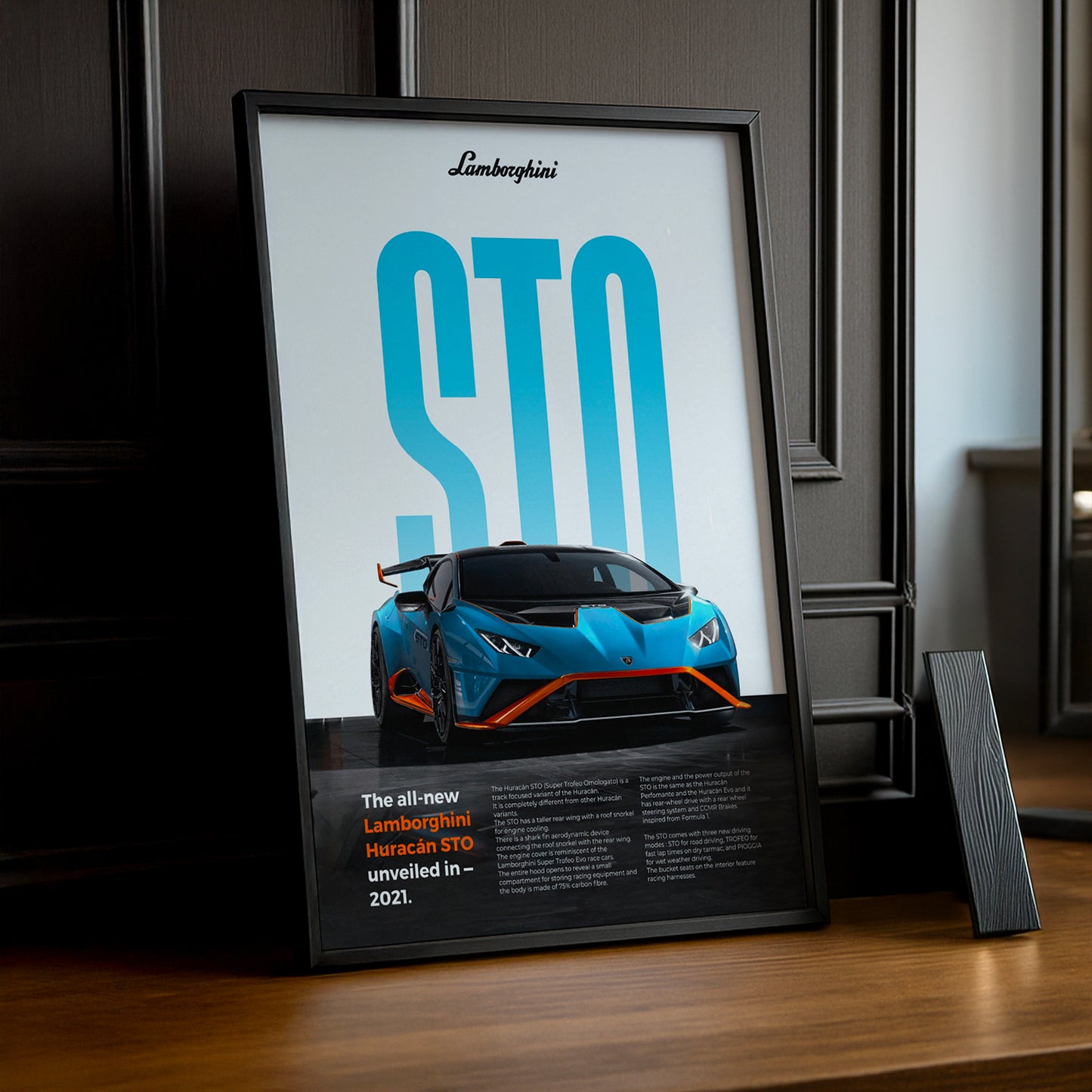 Poster Voitures - Lamborghini Huracan STO
