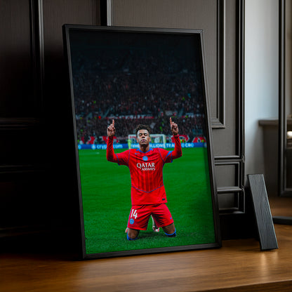 Cadre Photo Paris Saint-Germain - Désiré Doué Célébration