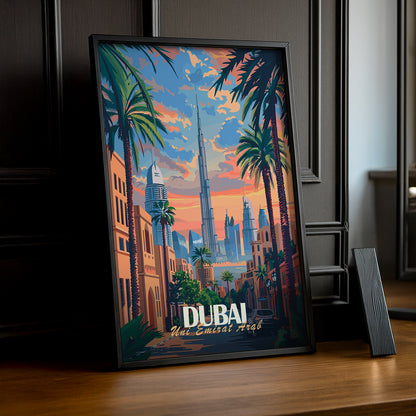 Cadre photo Dubai Uni Emirat Arab