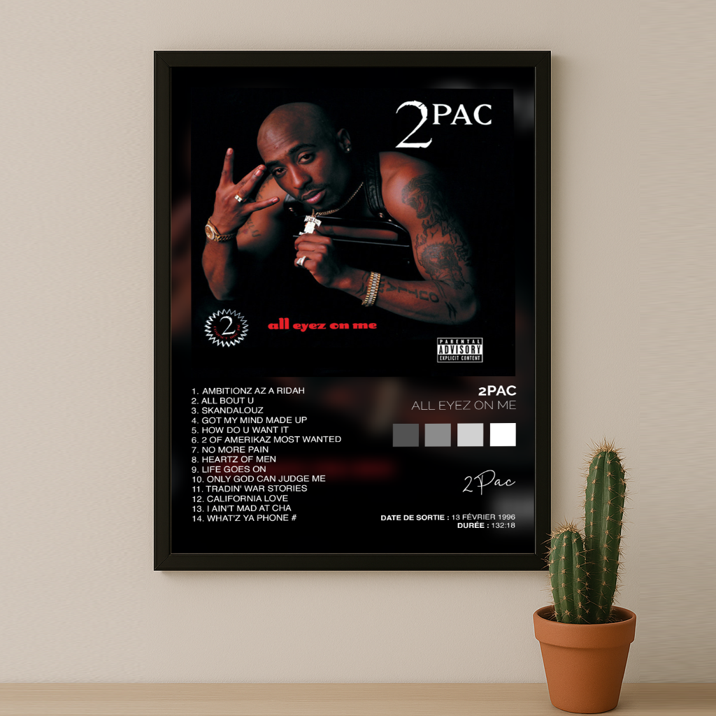 Poster 2Pac - Album All Eyez On Me