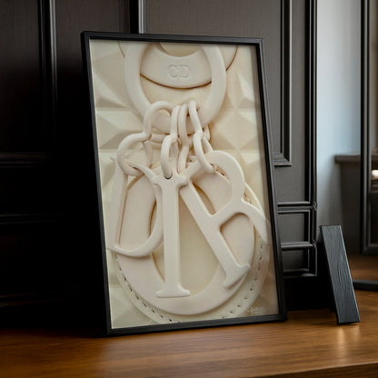 Cadre photo Dior - Full Beige