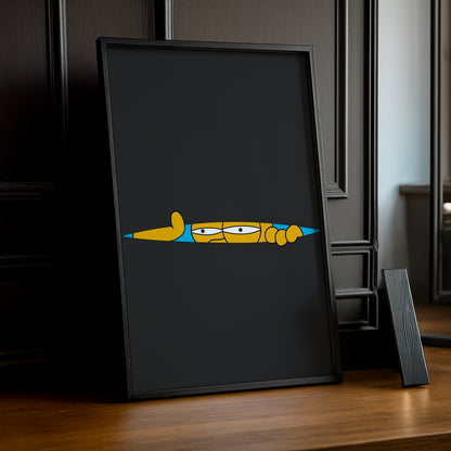 Cadre Photo Les Simpsons - Homer's Watching