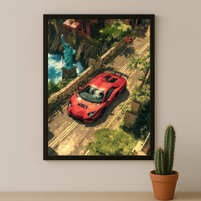 Lamborghini Aventador - Poster