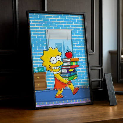 Cadre Photo Les Simpsons - Lisa Simpson School