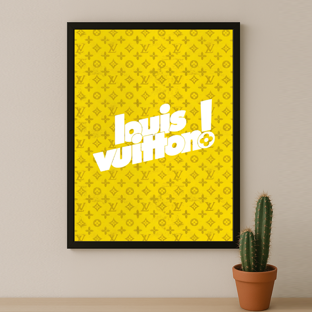 Cadre photo Louis Vuitton Yellow