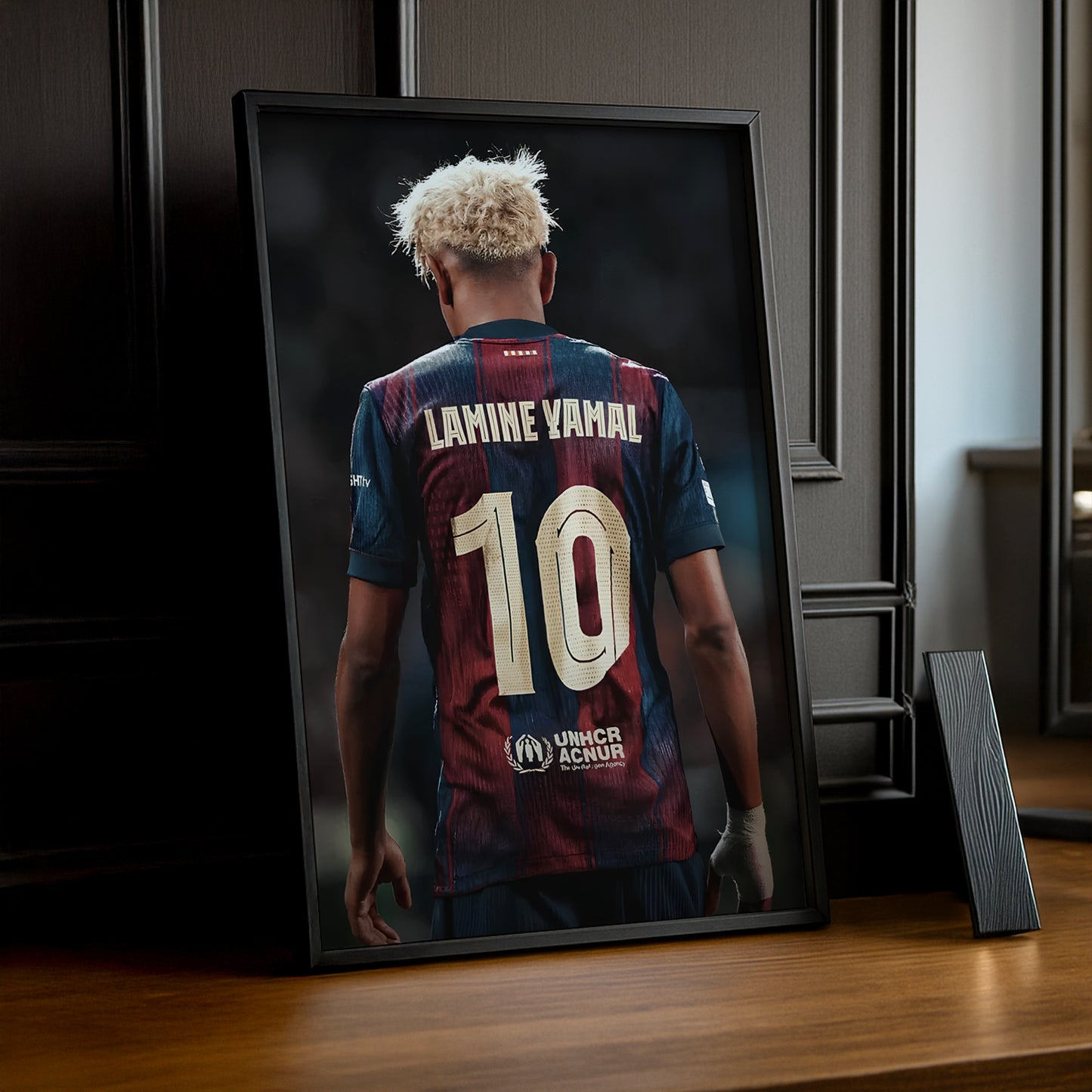 Poster encadrée FC Barcelone - Lamine Yamal