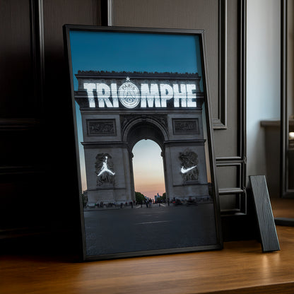 Cadre photo PSG Triomphe