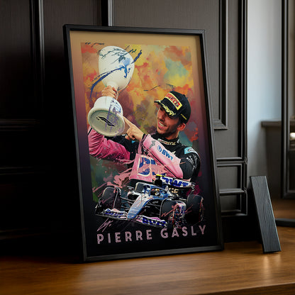 Cadre photo Pierre Gasly Formule 1