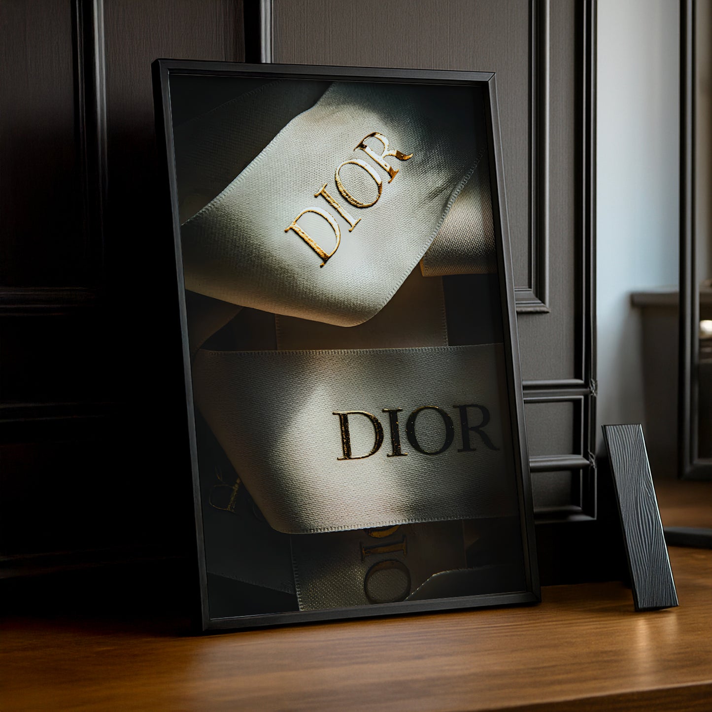 Cadre photo Dior Ruban dorée