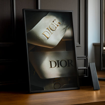 Cadre photo Dior Ruban dorée