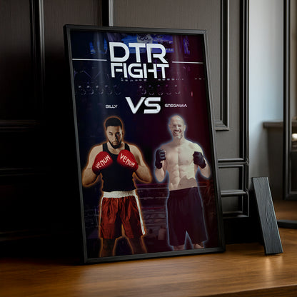 Cadre photo DTR Fight Rebeudeter vs GregMMA