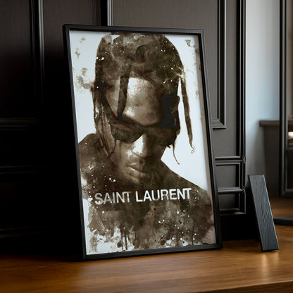 Cadre photo YSL x Travis Scott