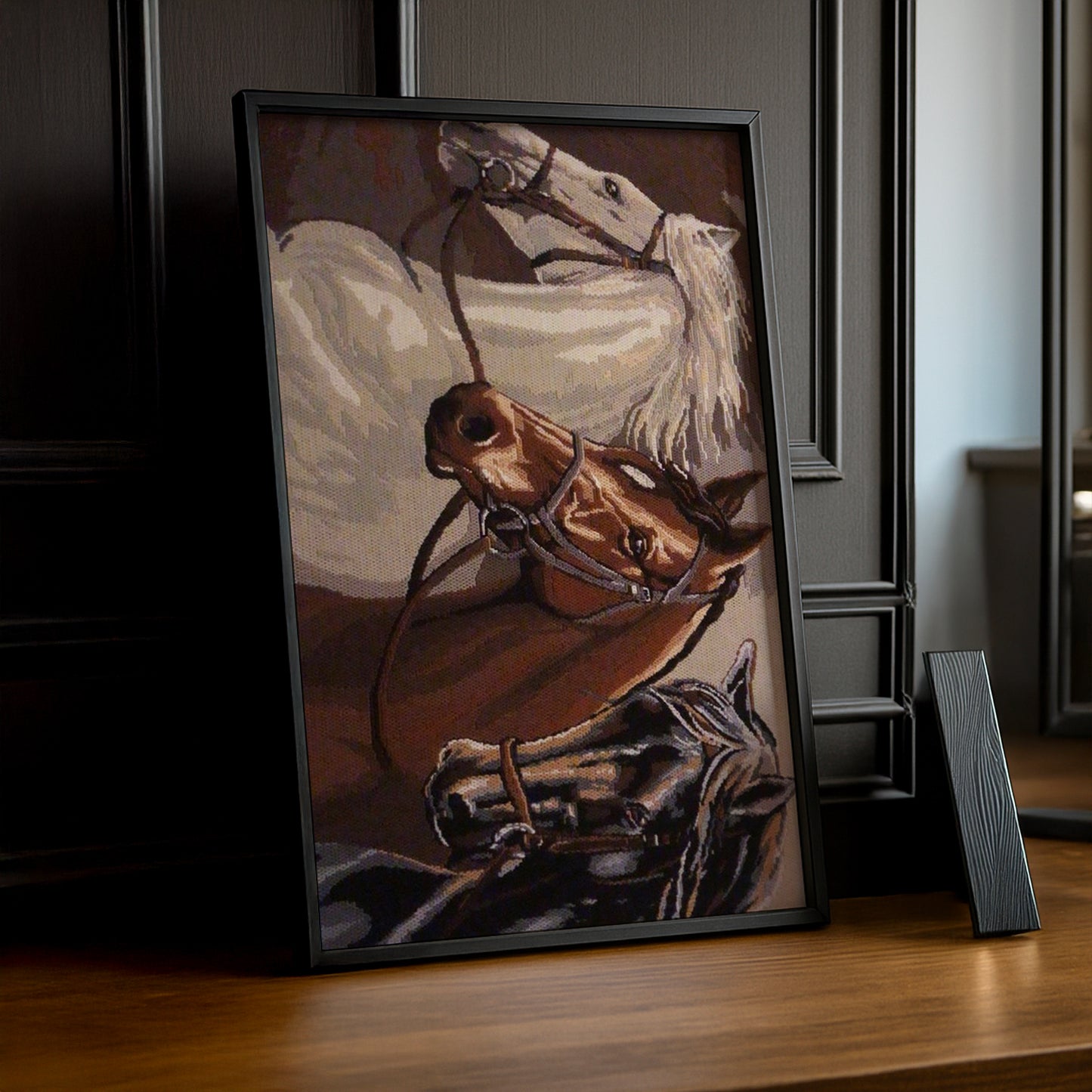 Cadre photo Équitation - 3 Chevaux