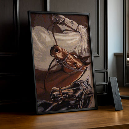 Cadre photo Équitation - 3 Chevaux