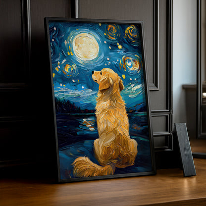 Portrait de chien - Poster