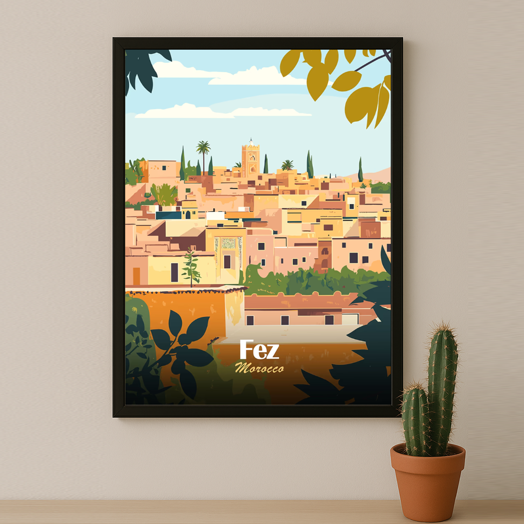 Fez Maroc - Poster