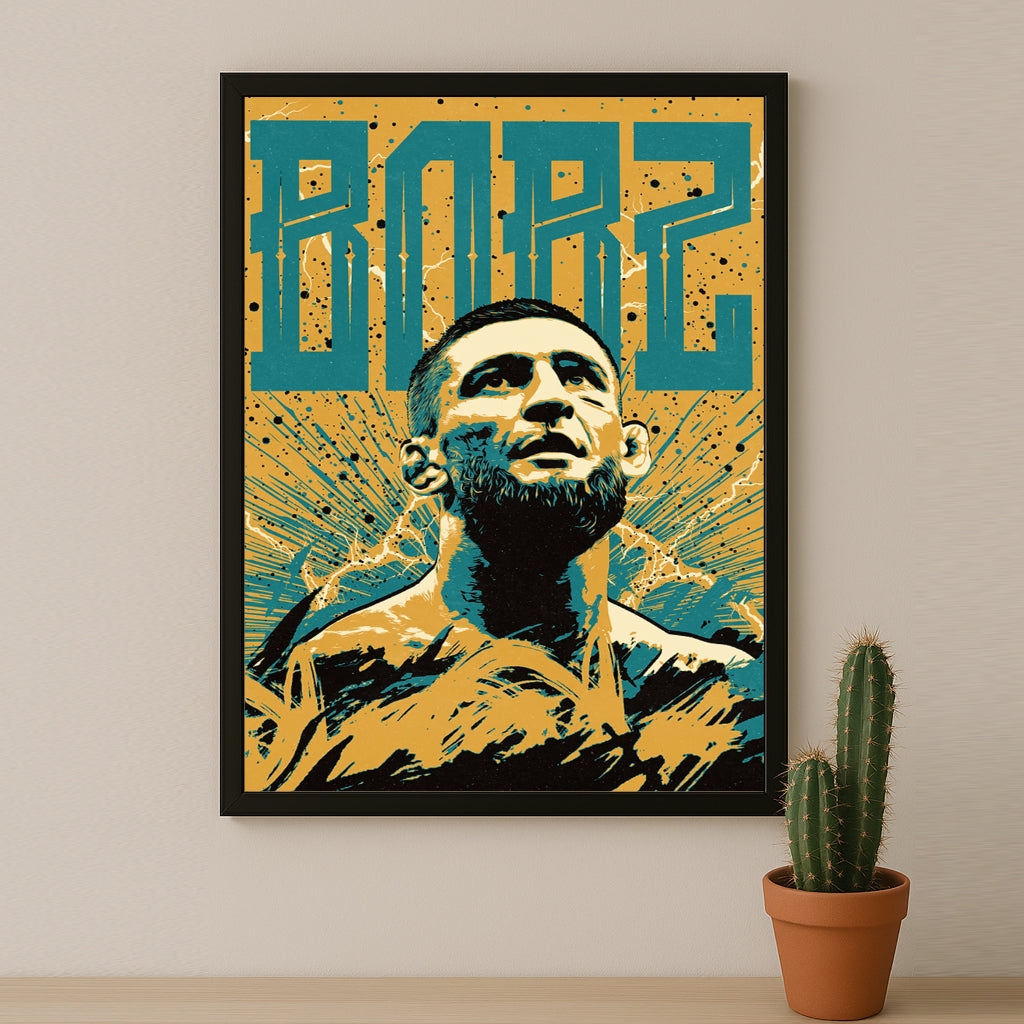 Poster UFC - Khamzat Chimaev Borz Illustration