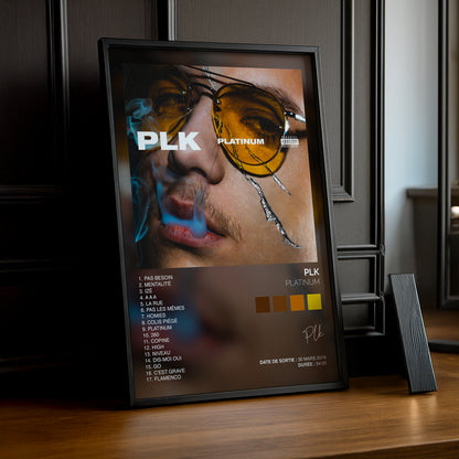 Cadre photo Album Musicaux - Platinum de PLK