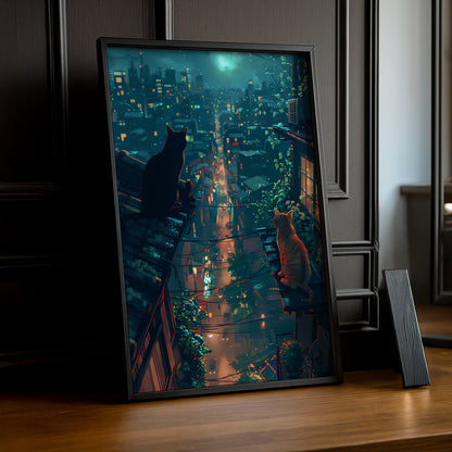 Cadre photo Chat view