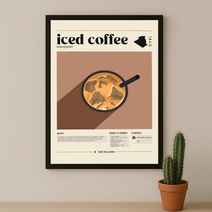 Cadre photo Coffee Lover - Iced Coffee