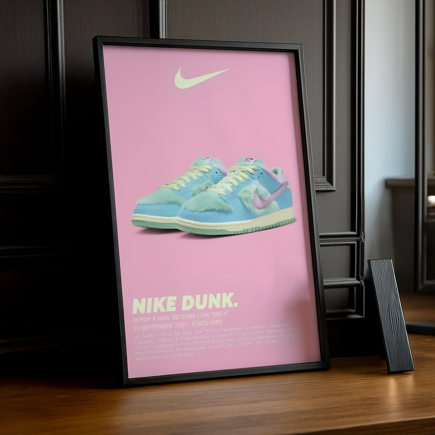 Verdy x Nike SB Dunk Low Visity Fotorahmen 