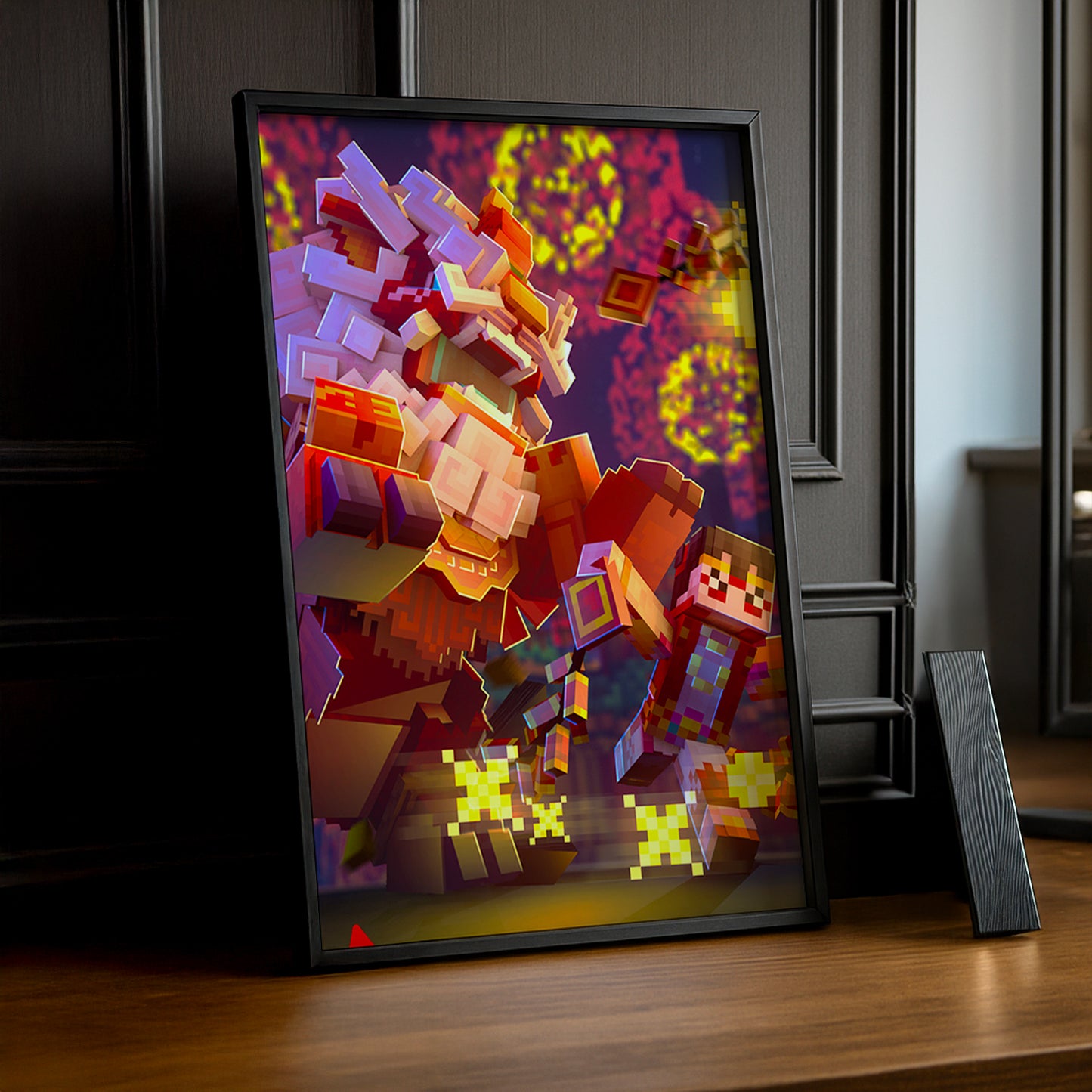 Cadre photo Minecraft - Nouvel an Lunaire