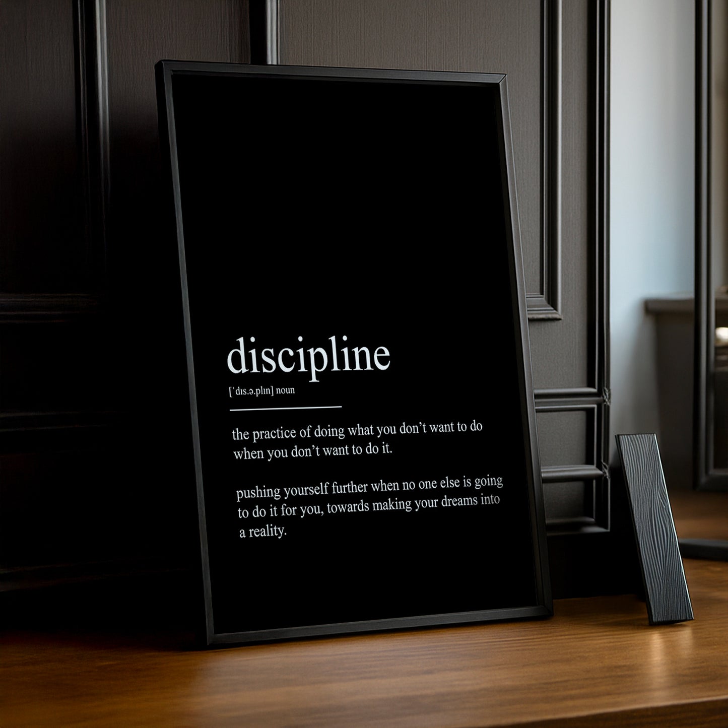 Cadre Photo Motivation - Discipline définition