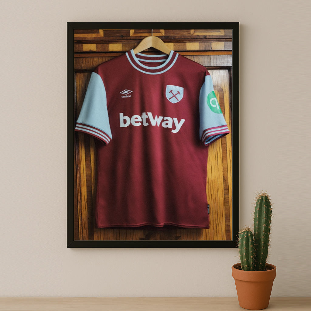 Cadre photo - Maillot West Ham 25-26