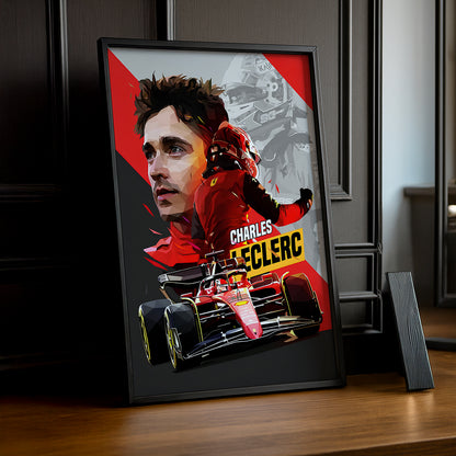 Cadre photo Charles Leclerc Formula 1