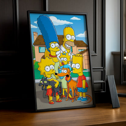 Cadre Photo Les Simpsons - Photo de famille