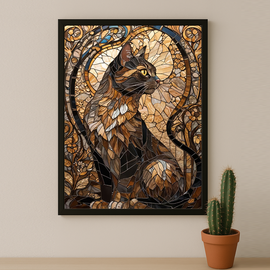 Cadre photo Cat Art